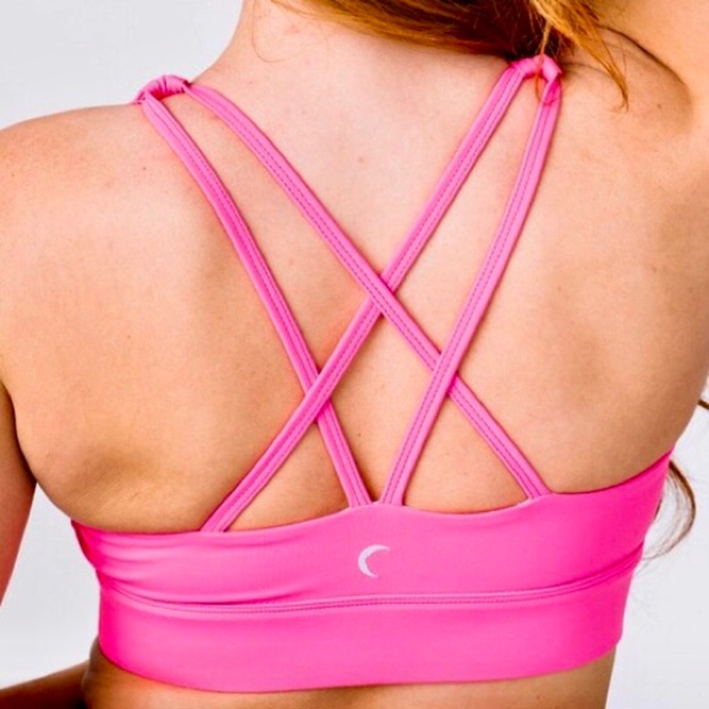 Zyia NEW Hot Pink Strappy Sport Bra XXXL SOLD OUT!
